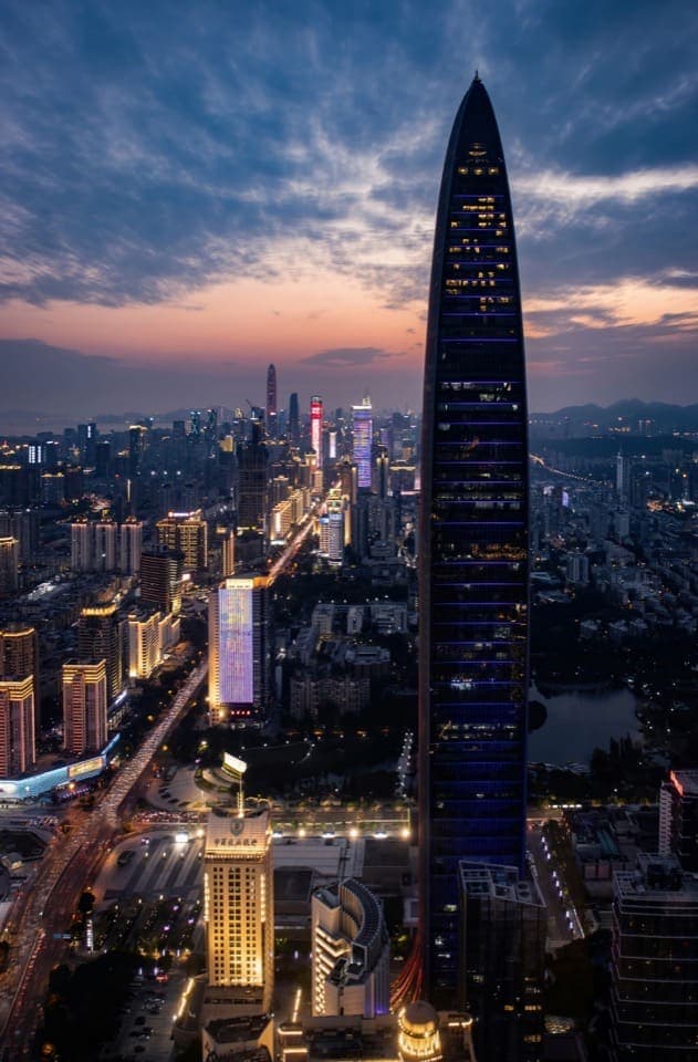 Shenzhen noću, hub za nabavku